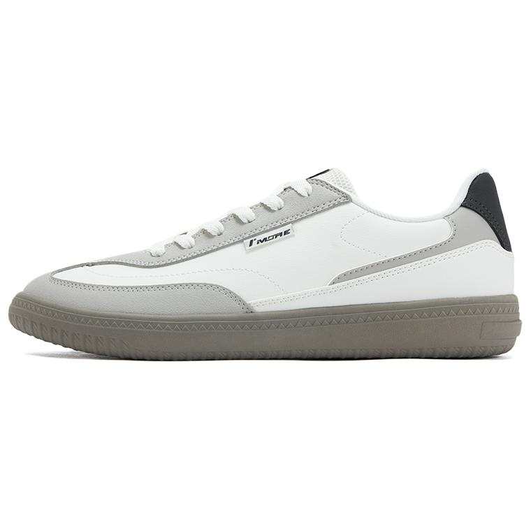 361° Abrasion Resistant Lightweight Low top Skateboard Shoes Men's Feather White Pumice