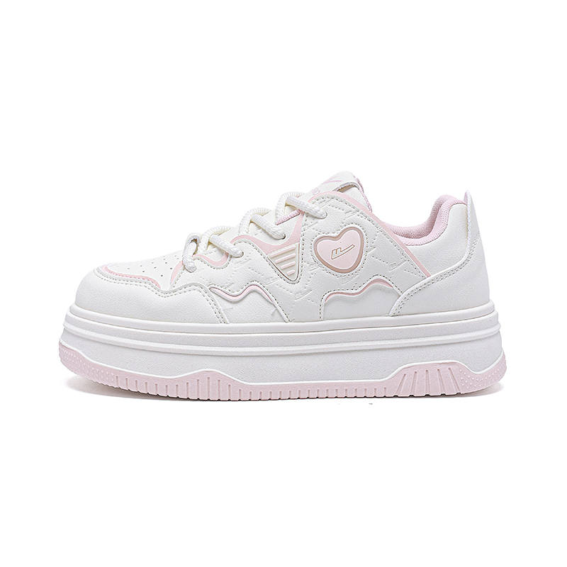 WARRIOR Skateboard Shoes Women's Beige Light Pink