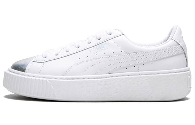 PUMA PUMA Suede Platform White/Silver Women's