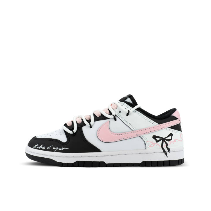 Nike Nike Dunk Gorilla Mischief XJDD Pink Fun Low top Skateboard Shoes Unisex White Pink