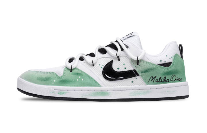 Nike Nike SB Alleyoop Classic And Versatile Low top Skateboard Shoes Men's White Green