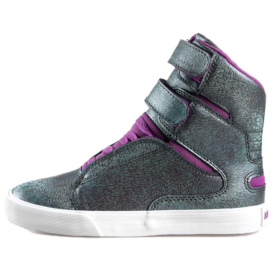 SUPRA Women's Society 2 'Grey Purple Fur' Women's