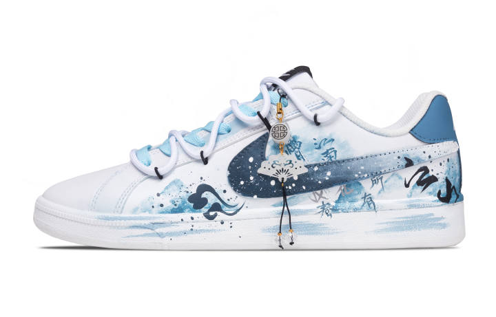 Nike Nike Court Royale Ink River Mountain Low top Skateboard Shoes Unisex Blue