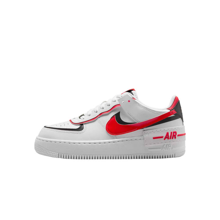 Nike Nike Air Force1 Shadow Low top Skateboard Shoes Women's White