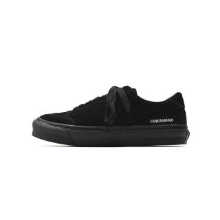 FANGSANHUO Coverage Lightweight Slip Resistant Low top Skateboard Shoes Men's Black