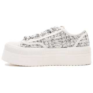ANN ANDELMAN Height Increasing Low top Skateboard Shoes Women's Heather Gray