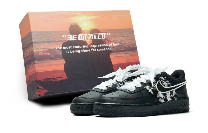 Nike Nike Air Force 1 Low top Skateboard Shoes Women's Black