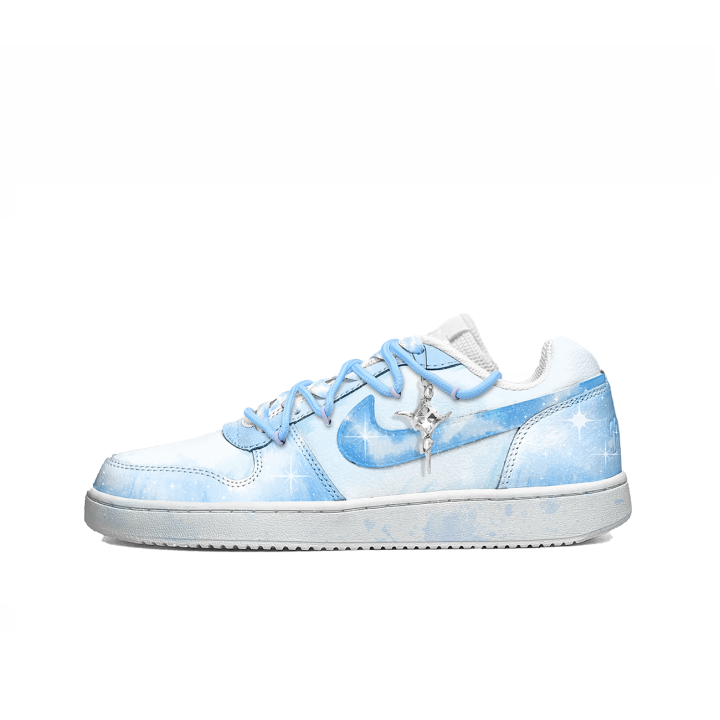 Nike Nike EBERNON Low top Skateboard Shoes Unisex Blue White