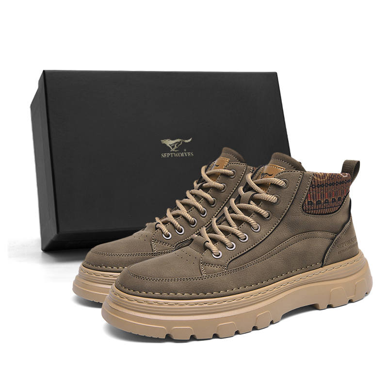 SEPTWOLVES SEPTWOLVES Short Mid Calf Combat Boots Men's