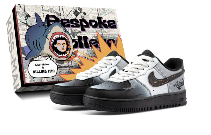 Nike Nike Air Force 1 Slip Resistant Low top Skateboard Shoes Unisex Black