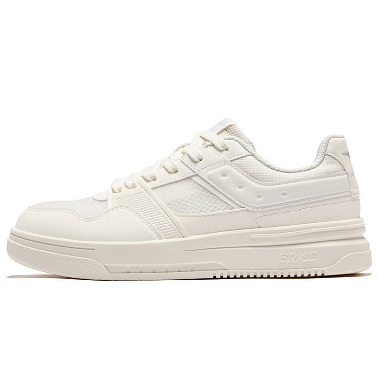 Erke Cool Play 3.0 Low top Skateboard Shoes Men's Microcrystal White