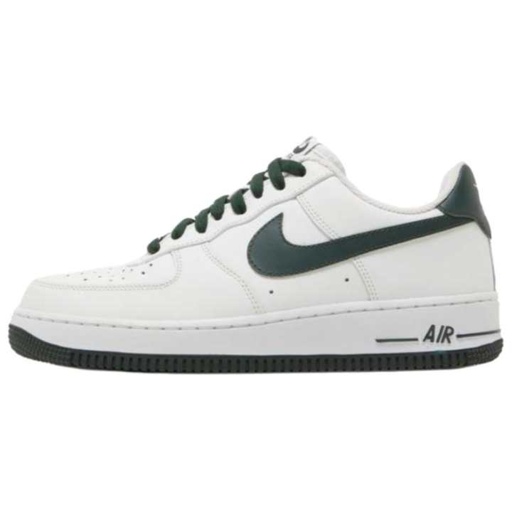 Nike Nike Air Force 1 Slip Resistant Abrasion Resistant Low top Skateboard Shoes Men's White Green