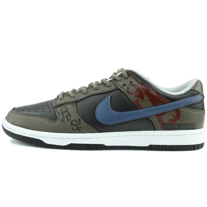 Nike Nike Dunk Anonymous Shadow Abrasion Resistant Low top Skateboard Shoes Unisex Dark Red