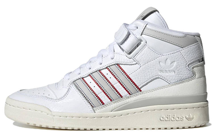 adidas originals Forum Mid White Grey Red