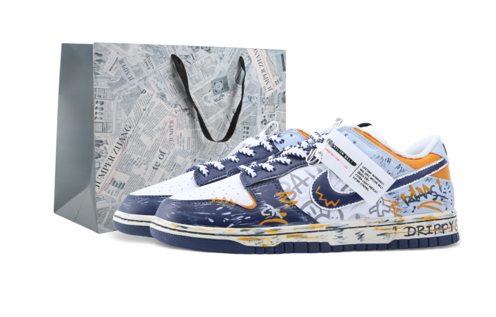 Nike Nike Dunk Drippy Intercity Flights Abrasion Resistant Abrasion Resistant Low top Skateboard Shoes Men's