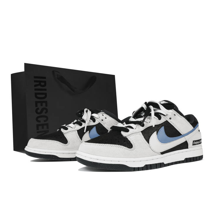 Nike Nike Dunk Low top Skateboard Shoes Unisex Black Blue
