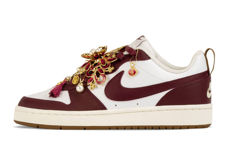 Nike Nike Court Borough Low top Skateboard Shoes Women's White Red