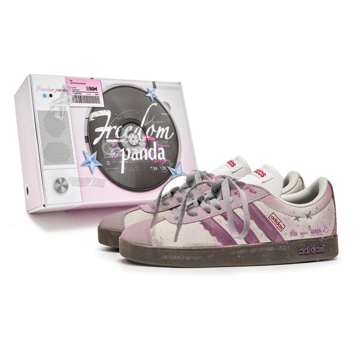 Adidas Adidas Freedom Panda, Box, Pink Glow Slip Resistant And Breathable Slip Resistant And Breathable Low top
