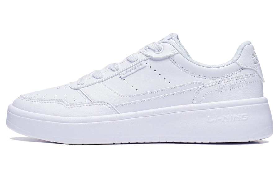 Li-Ning Li Ning Qingyi Slip Resistant Cushioning Low top Skateboard Shoes Men's White