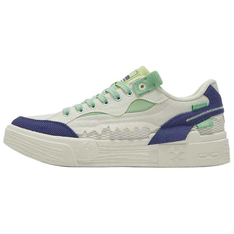 361° 361° Low top Skateboard Shoes Men's White Blue