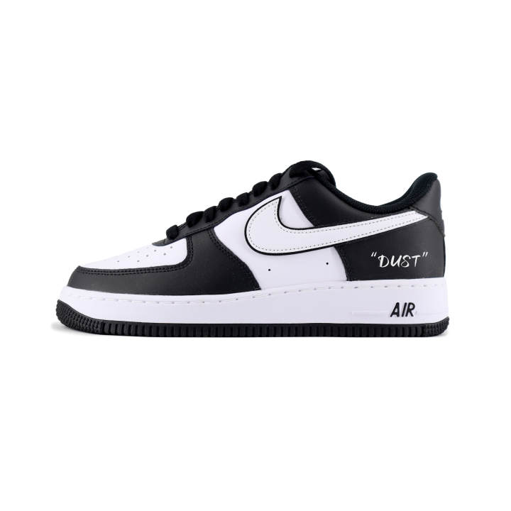 Nike Nike Air Force 1 Slip Resistant Abrasion Resistant Low top Skateboard Shoes Unisex White Black
