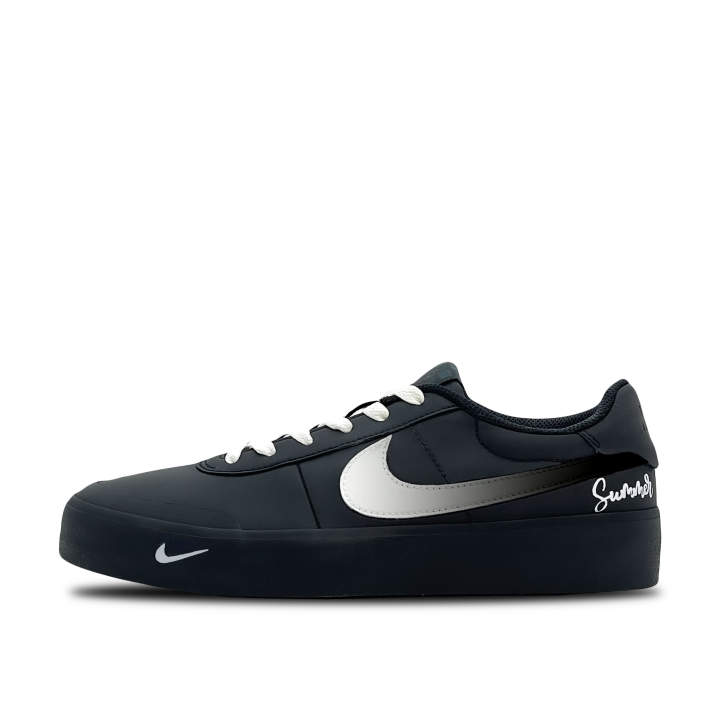 Nike Nike Court Shot Abrasion Resistant Low top Skateboard Shoes Men's Black