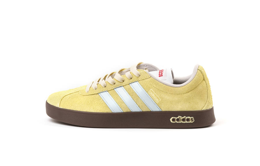 Adidas Adidas Slip Resistant Cushioning Abrasion Resistant Low top Skateboard Shoes Unisex Yellow Blue