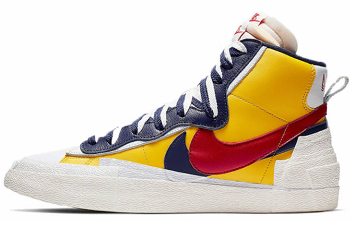 Nike Nike X Sacai Blazer Mid 'Maize Navy'