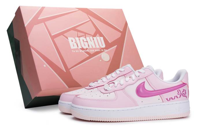 Nike Nike Air Force 1 LOW 811 Manufacturing, Bowknot Ribbon, Special Shoe Box Slip Resistant Slip Resistant Low top