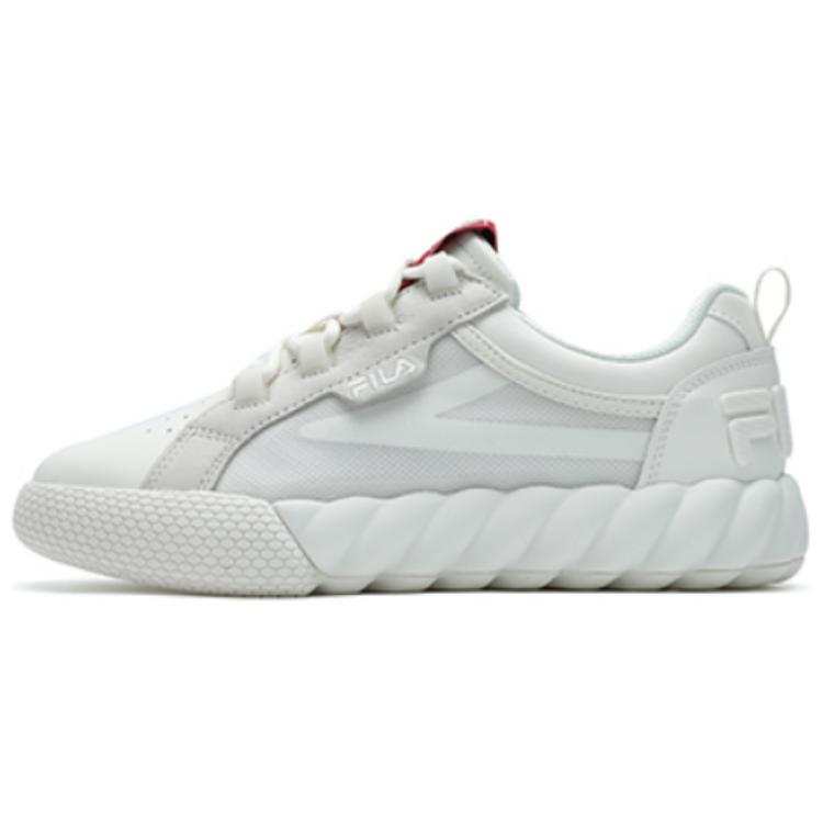 FILA Campo Cushioning, Wear Resistant Low top Skateboard Shoes Women's White