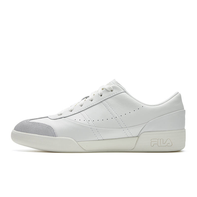 FILA Lightweight Coverage Low top Skateboard Shoes Men's White Gray