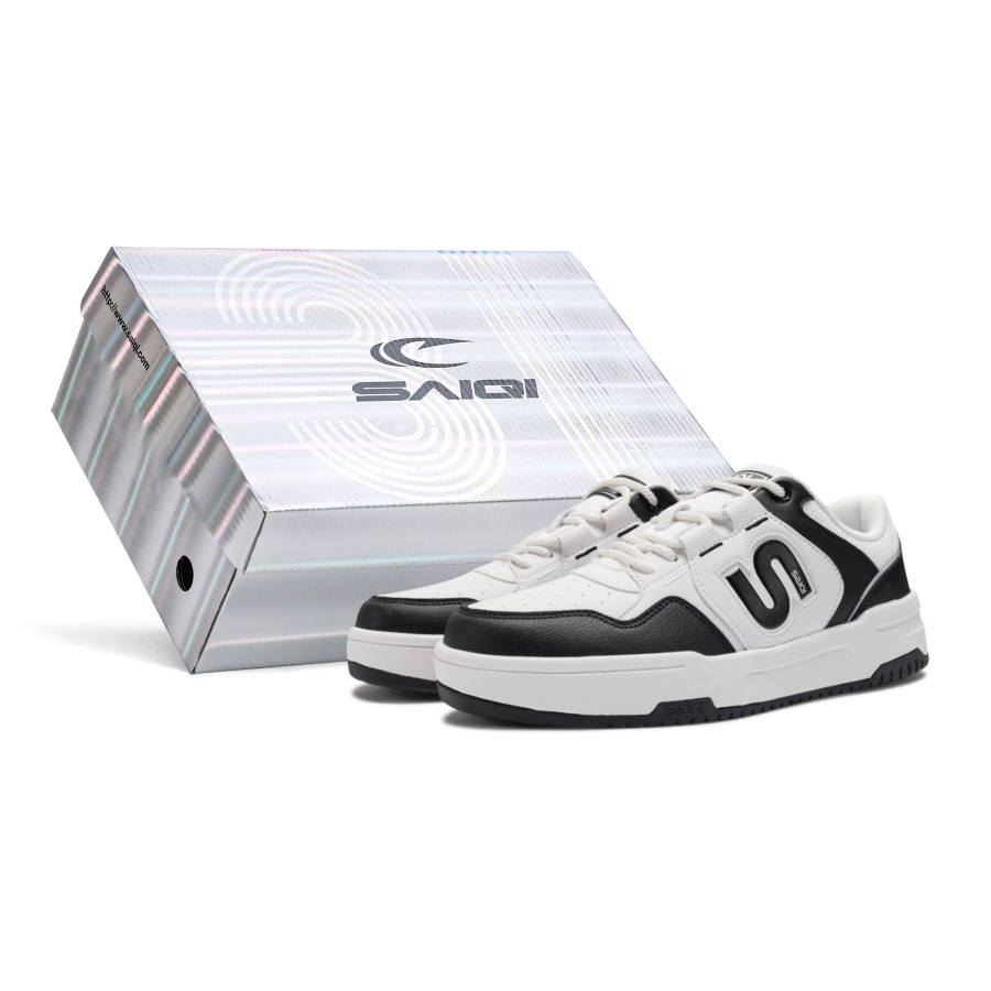 SAIQI Puffy Shoes Low top Skateboard Shoes Men's Box Included