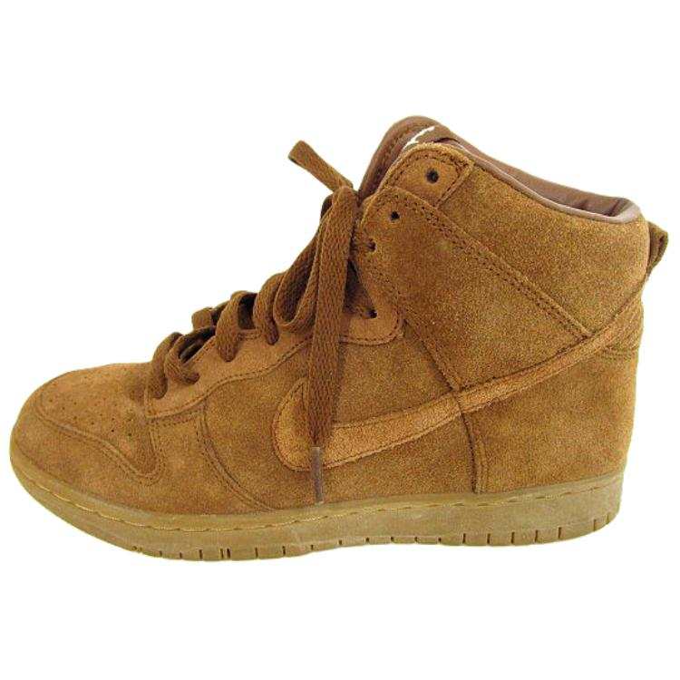 Nike Nike x A.P.C. Dunk High top Skateboard Shoes Women's Brown