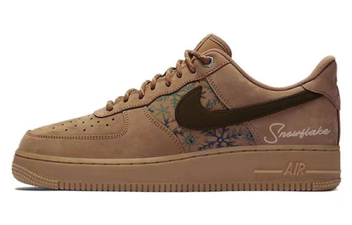 Nike Nike Air Force 1 Skateboard Shoes Unisex Low Top Black/Brown