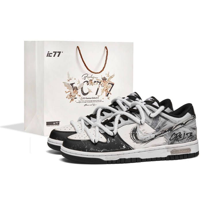 Nike Nike Dunk Ink Stain, Box Abrasion Resistant, Lightweight, Balanced Abrasion Resistant, Lightweight, Balanced Low top