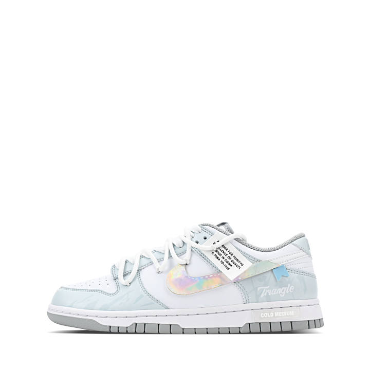 Nike Nike Dunk Abrasion Resistant Abrasion Resistant Low top Skateboard Shoes Unisex Blue