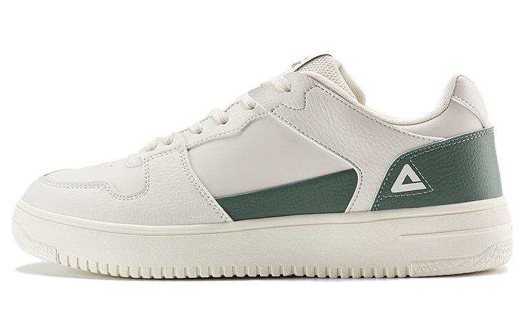 PEAK Yi Yun Slip Resistant Abrasion Resistant Low top Skateboard Shoes Men's Beige Green
