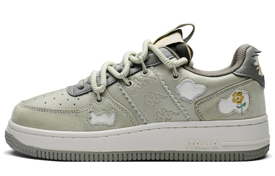 Kappa Reconstruction·Love Collection, Back to Back Slip Resistant Abrasion Resistant Low top Skateboard Shoes Women's