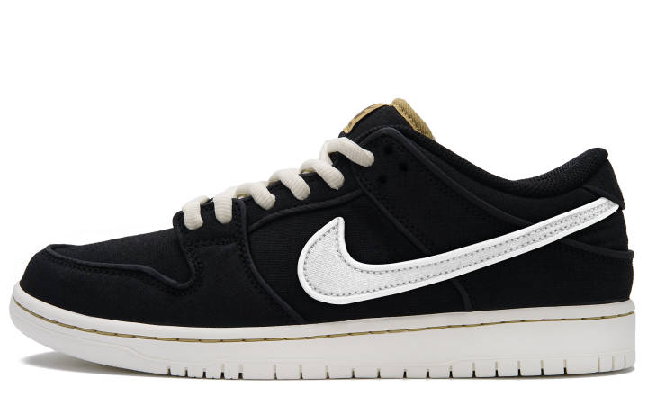 Nike Nike Dunk SB Slip Resistant Abrasion Resistant Low top Skateboard Shoes Unisex Black White