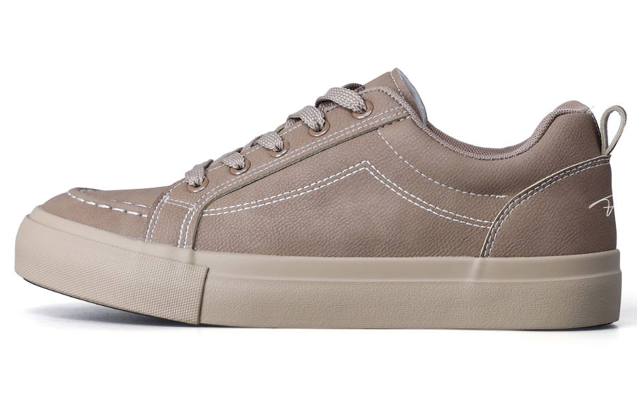 FZG Slip Resistant Abrasion Resistant Low top Skateboard Shoes Unisex Khaki