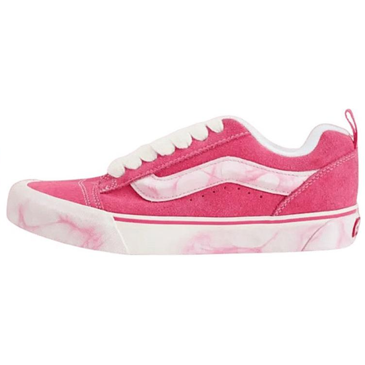 Vans x COSTS Knu Skool Low top Skateboard Shoes Unisex Pink White