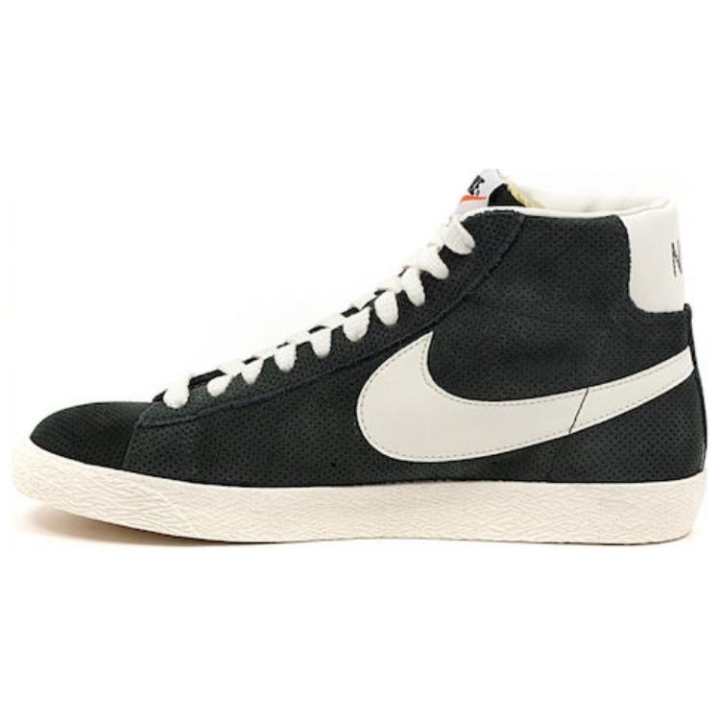 Nike Nike Blazer Mid Slip Resistant Abrasion Resistant Mid top Skateboard Shoes Men's Dark Green