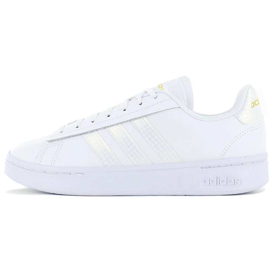 Adidas Adidas GRAND COURT ALPHA Abrasion Resistant Abrasion Resistant Low top Skateboard Shoes Women's White