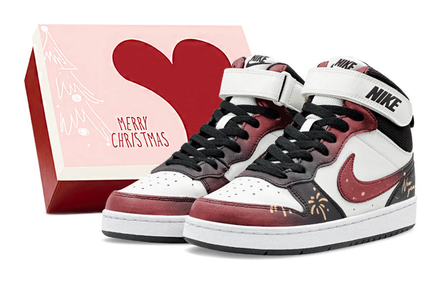 Nike Nike Court Borough 2 Couple's, Welcome Fortune, Spring Festival, Celebration, Comfortable Versatile Abrasion Resistant