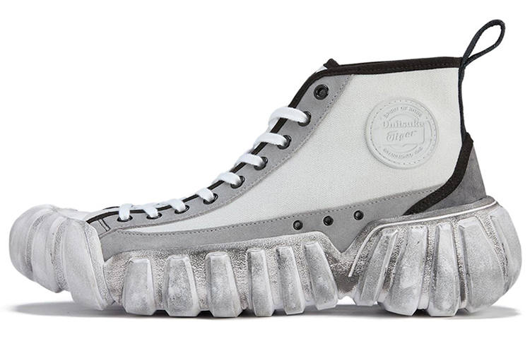 Onitsuka Tiger Dentigre Mid top Skateboard Shoes Unisex Gray White