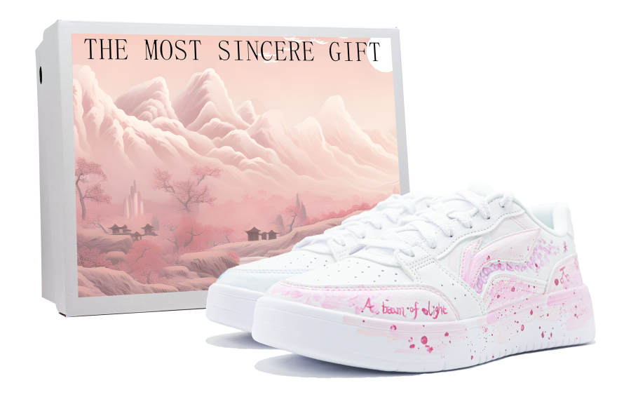 Li-Ning Li Ning Sycee Skateboard Shoes Men's Low Top Blue/Pink
