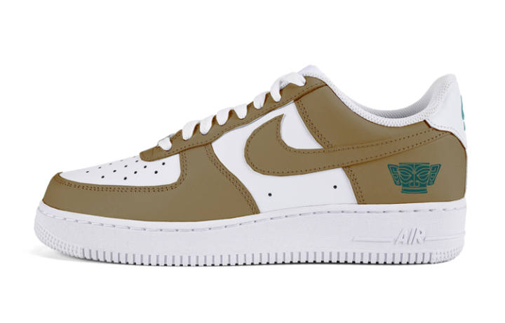 Nike Nike Air Force 1 Air Force 1 Low top Skateboard Shoes Men's Brown