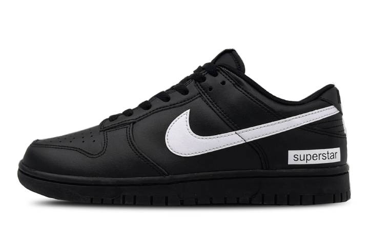 Nike Nike Dunk Low top Skateboard Shoes Unisex Black