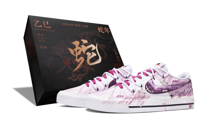 Nike Nike Court Legacy Abrasion Resistant Low top Skateboard Shoes Unisex Pink Purple