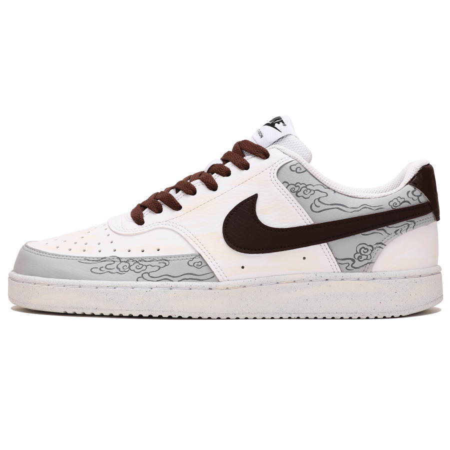 Nike Nike Court Vision 1 Abrasion Resistant Abrasion Resistant Low top Skateboard Shoes Men's Gray Brown